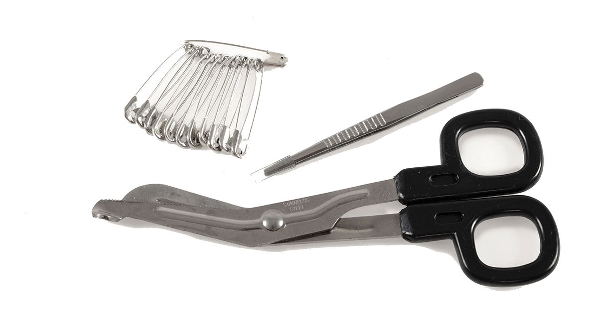 Samlepakke Saks/Pinsett/Sikkerhetsnåler