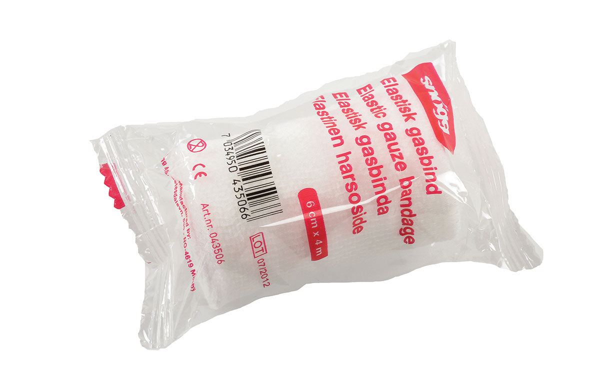 Gasbind Elastisk 6 cm x 4 m