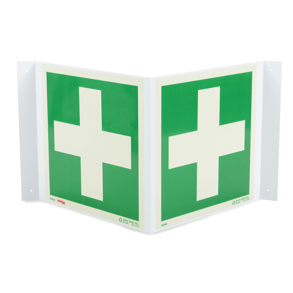 Skilt Førstehjelp Plog