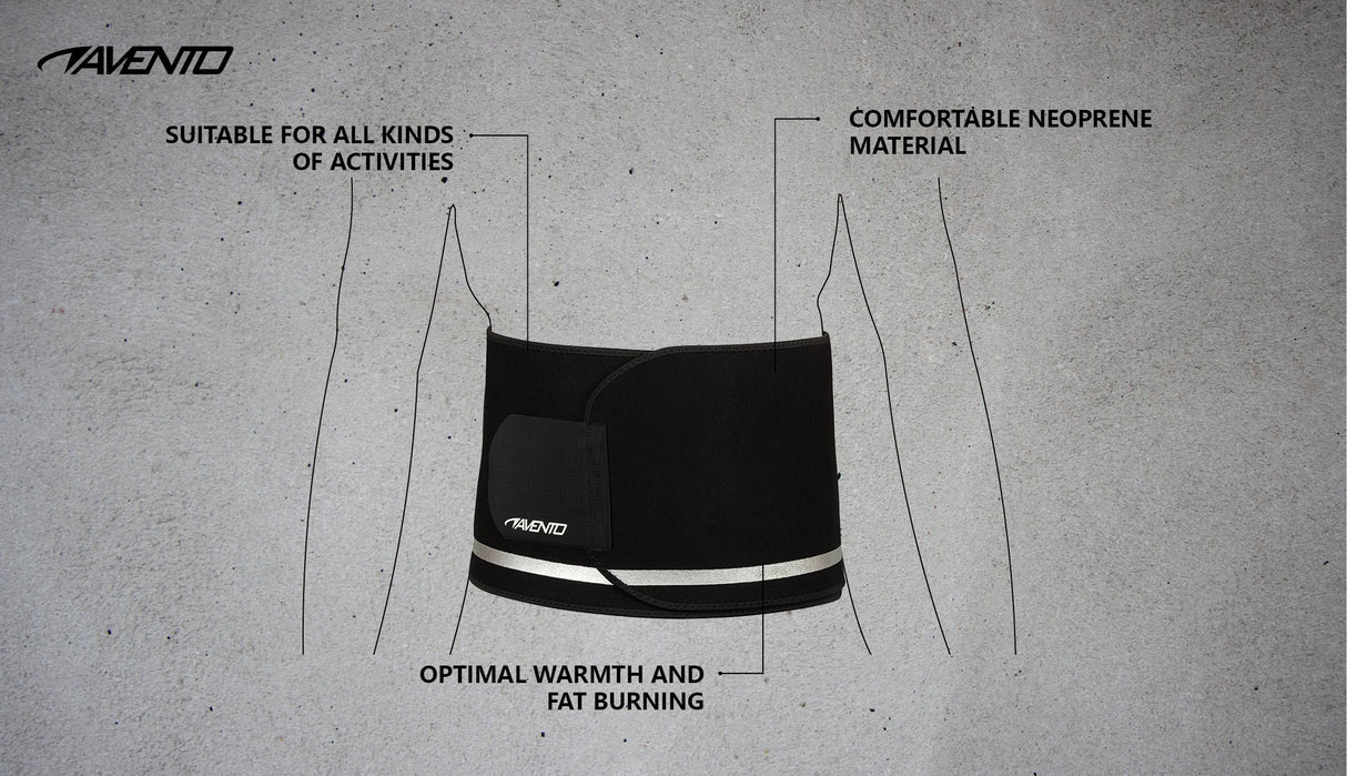 Sauna midjetrener, justerbar – Avento