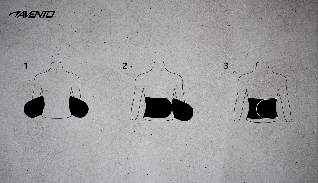 Sauna midjetrener, justerbar – Avento