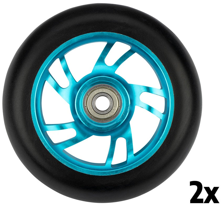 Sort Dragon Stunt hjul til Sparkesykkel 10cm diameter.