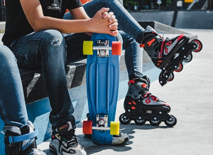 Nijdam Rulleskøyte Junior Justerbar Inkludert Isskøyteblad