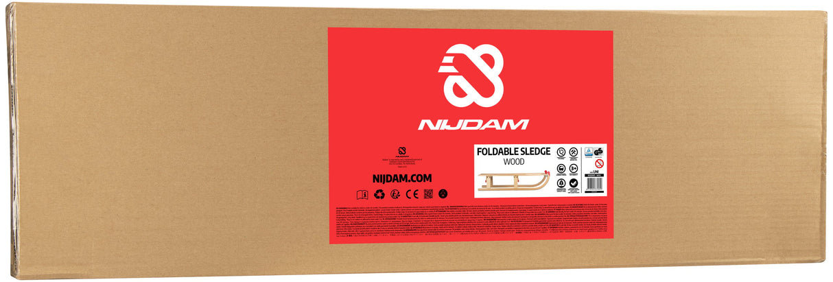 Tre kjelke Sammenleggbar