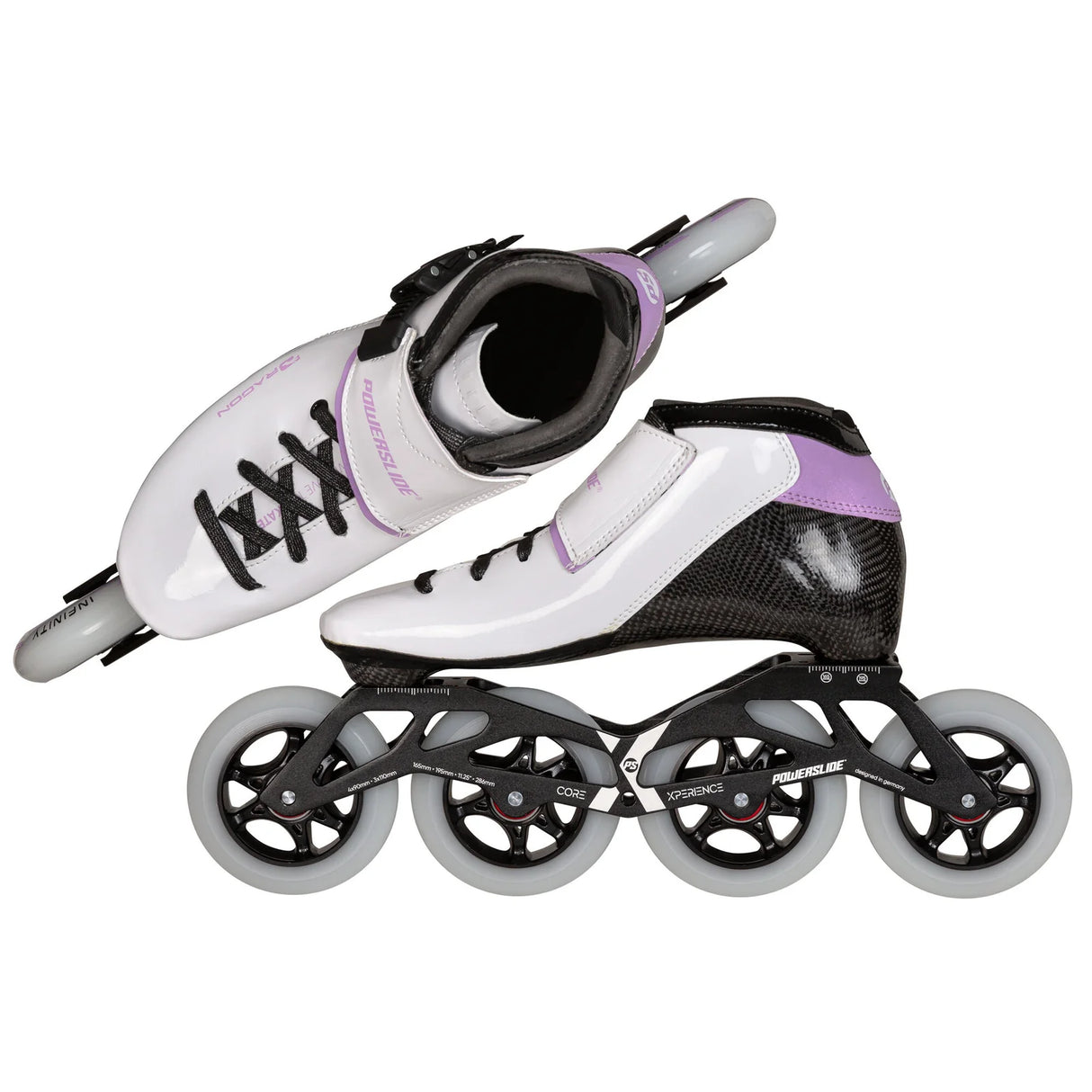 Powerslide Rulleskøyte Dragon White 90