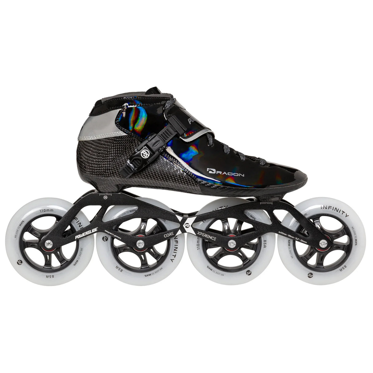 Powerslide Rulleskøyte Dragon Black 110