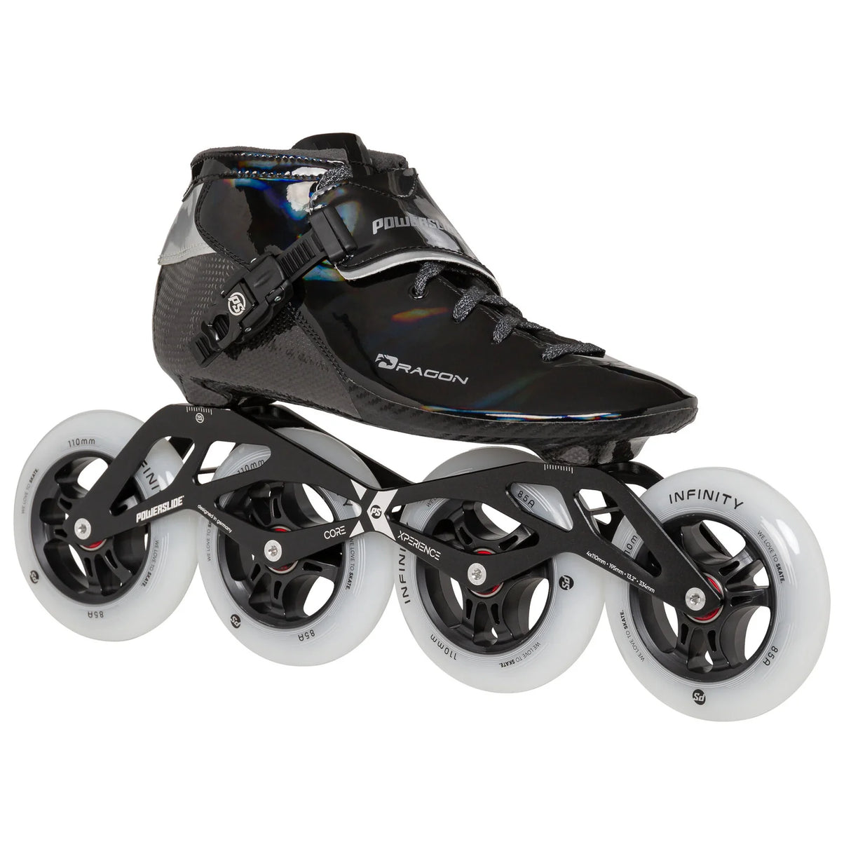 Powerslide Rulleskøyte Dragon Black 110