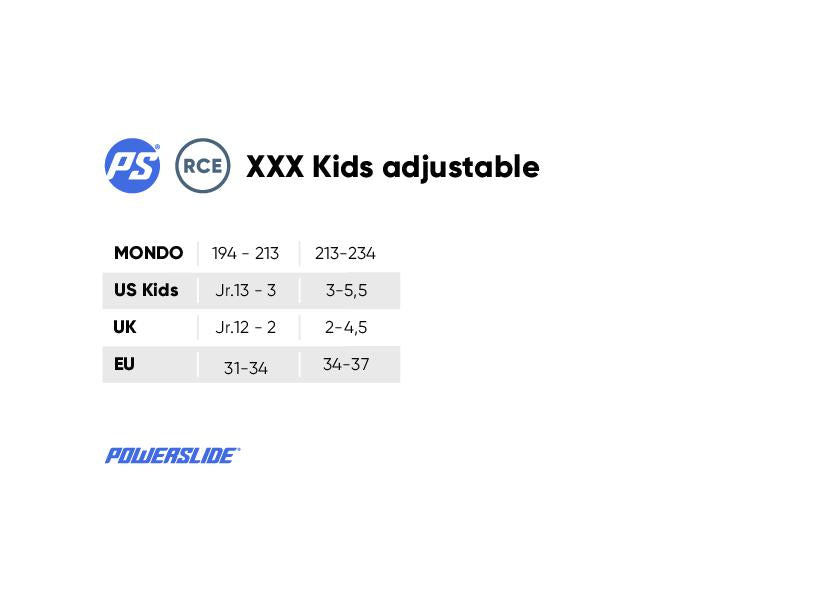 Powerslide Rulleskøyte XXX Kids Justerbar