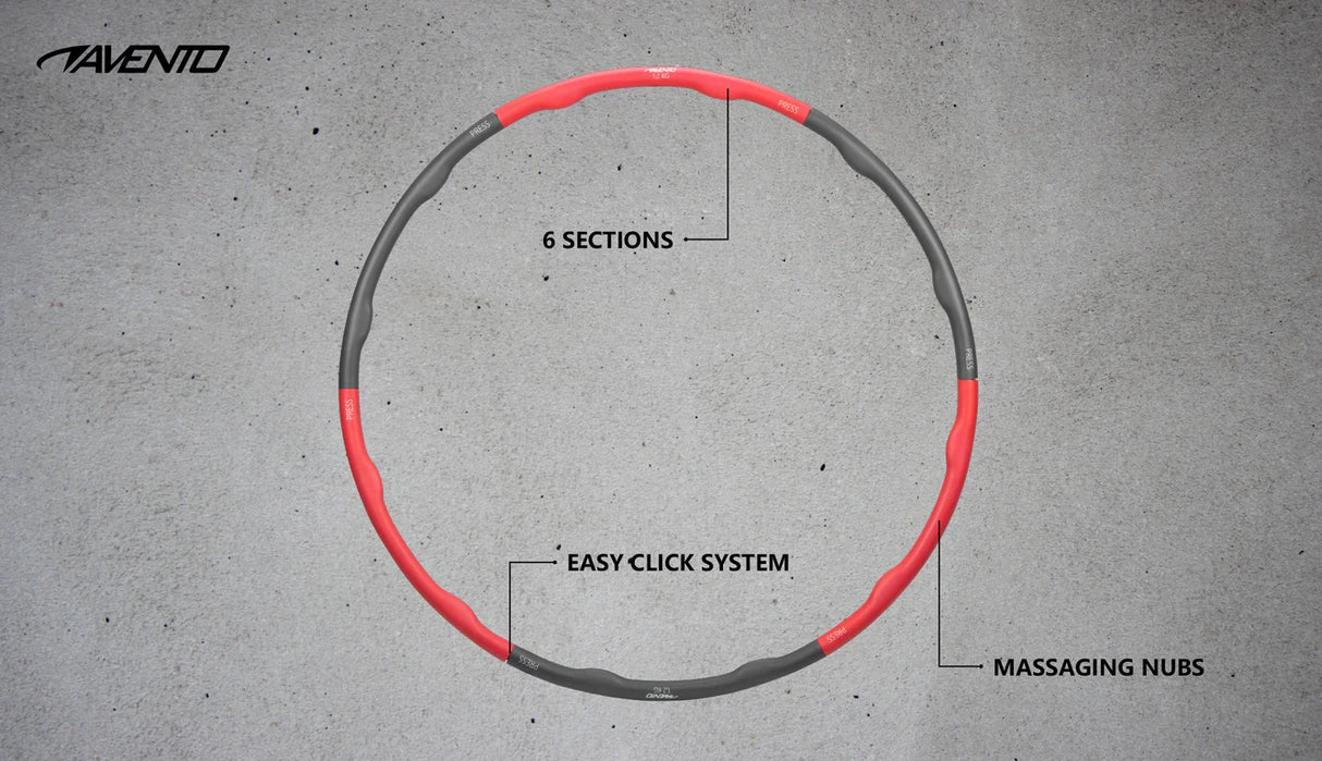 Treningsring Hula Hoop Skum 1.2 Kg