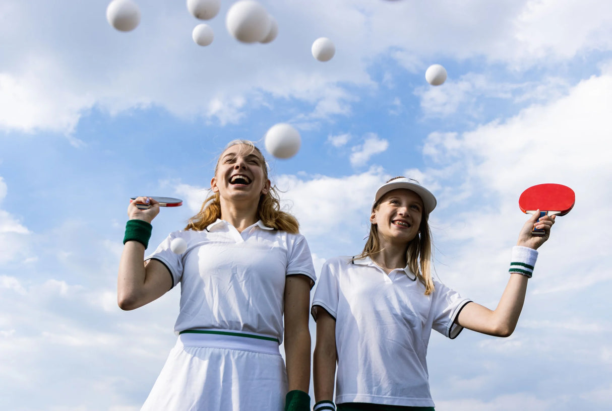 Bordtennisballer • ABS Hvit • 6 stk