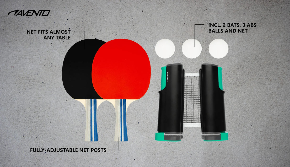 Bordtennissett Avento - Playtime - med nett