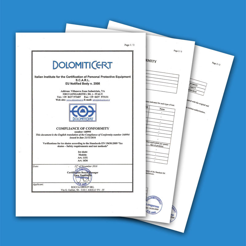 Roxa Utleie Danseskøyte Blå