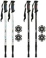 Gåstaver Abbey Justerbare 63-135cm i Aluminium