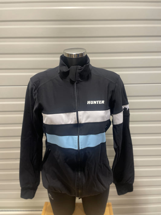 Thermo jakke Hunter/Bioracer blå/hvit stripe