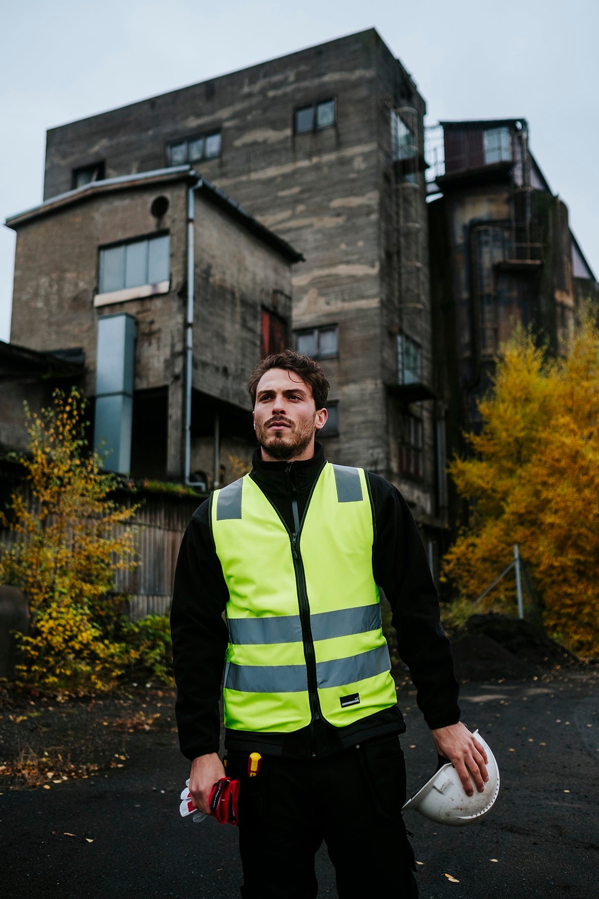 REFLEKSVEST MED GLIDELÅS