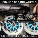 Cadomotus Agility-3 Racer 3x125 Rulleskøyte