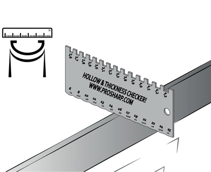 Hul og bredde tester Prosharp