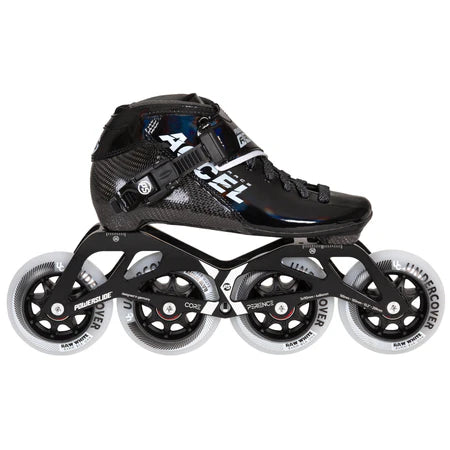 Powerslide Rulleskøyte Accel Race Black Barn