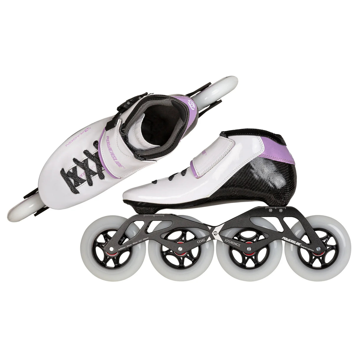 Powerslide Rulleskøyte Dragon White 100