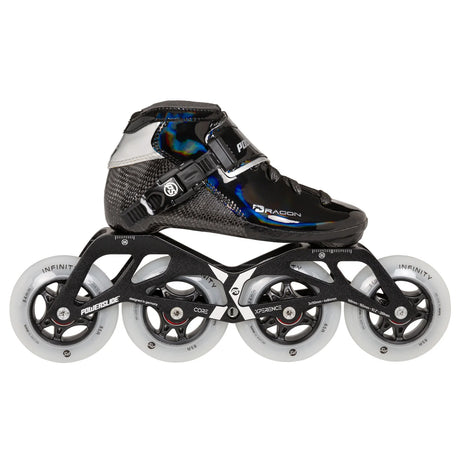 POWERSLIDE Dragon 84 inline speedskate med 84mm hjul, lett karbon- og glassfibersko og Core Experience-ramme for fart og stabilitet