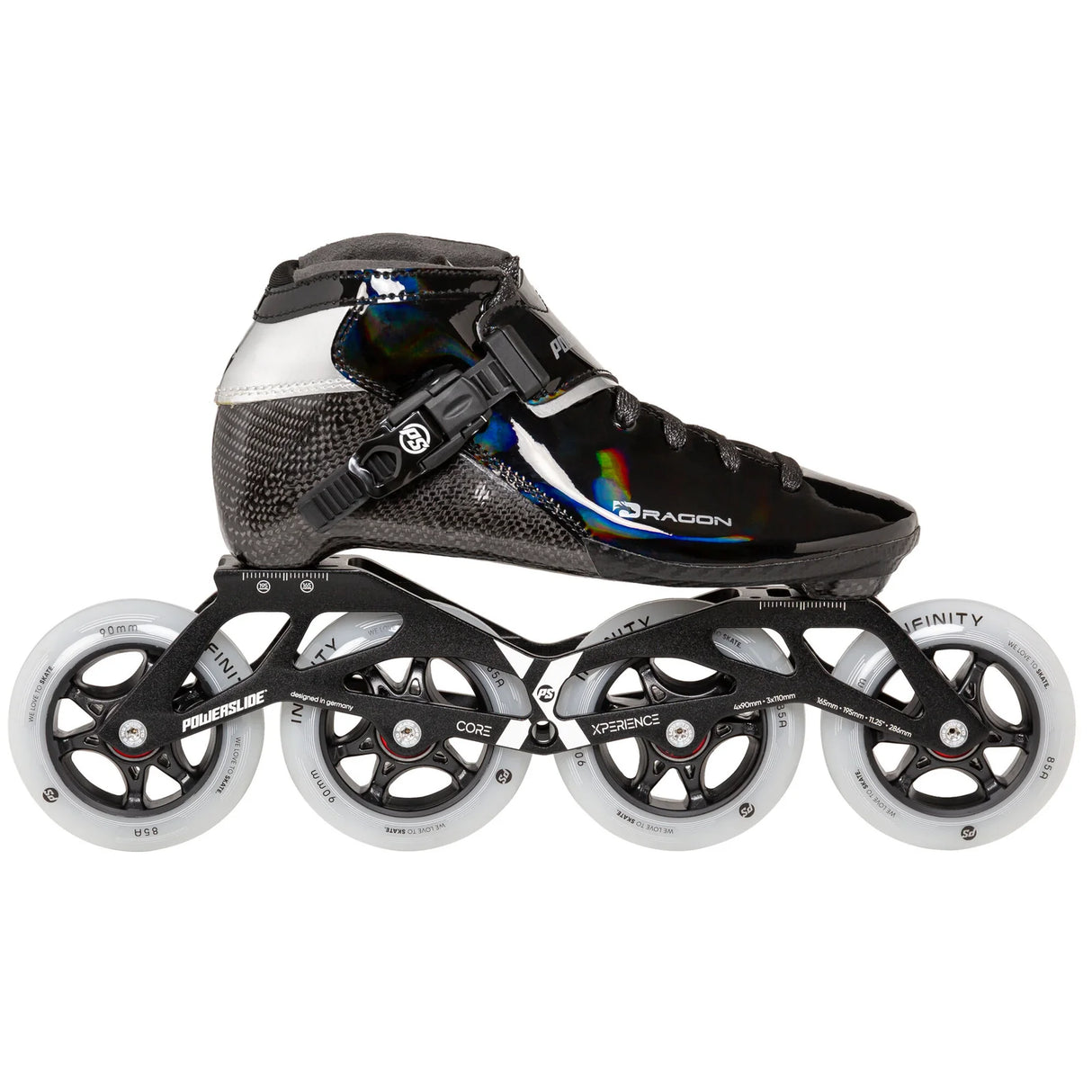 Powerslide Rulleskøyte Dragon Black 90