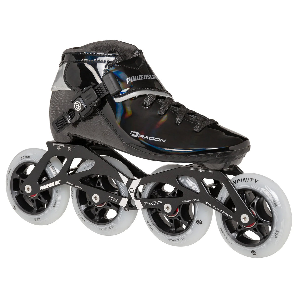 Powerslide Rulleskøyte Dragon Black 90