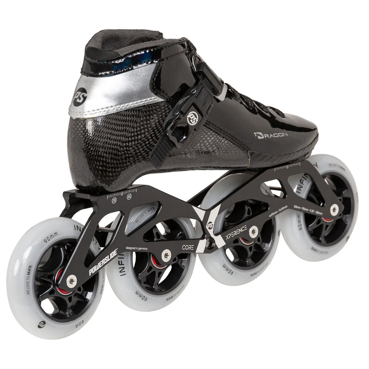 Powerslide Rulleskøyte Dragon Black 90