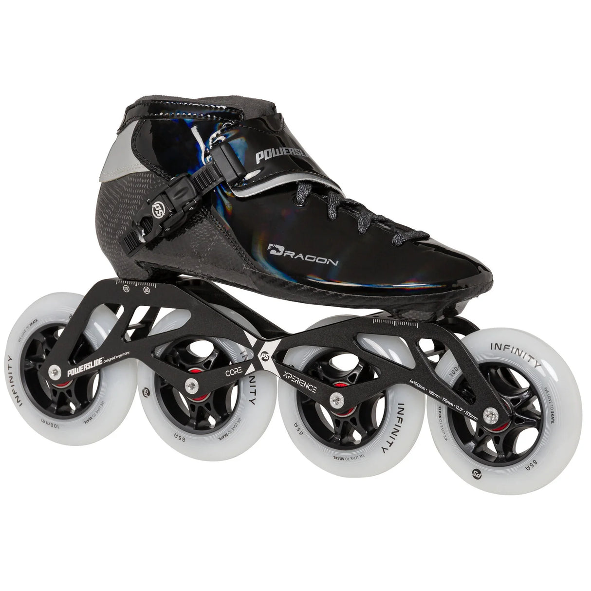 Powerslide Rulleskøyte Dragon Black 100