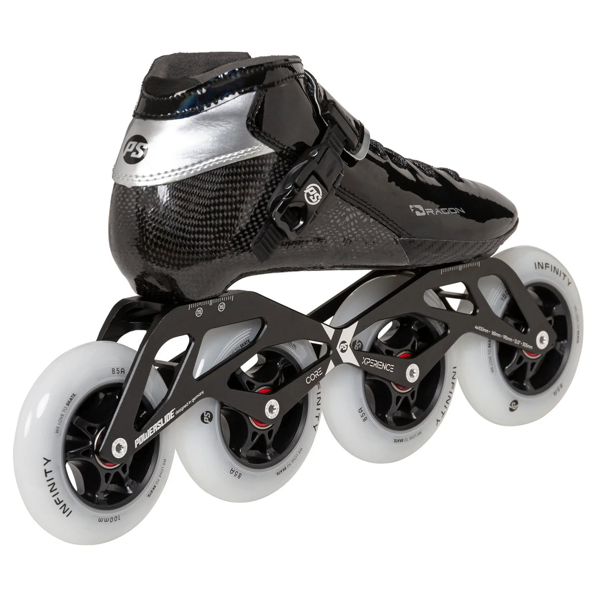 Powerslide Rulleskøyte Dragon Black 100