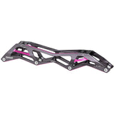Powerslide Racer Rulleskøyteramme 13,2" 3x110 1x100 195mm Titanium Pink