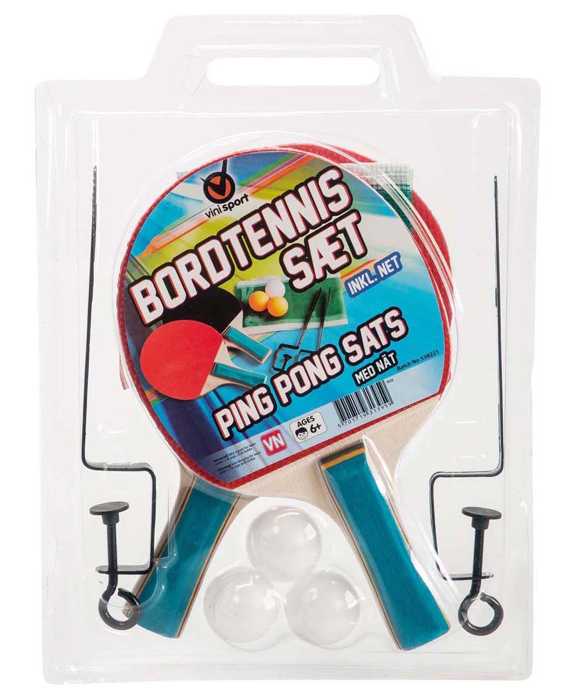 Bordtennis sett med Nett