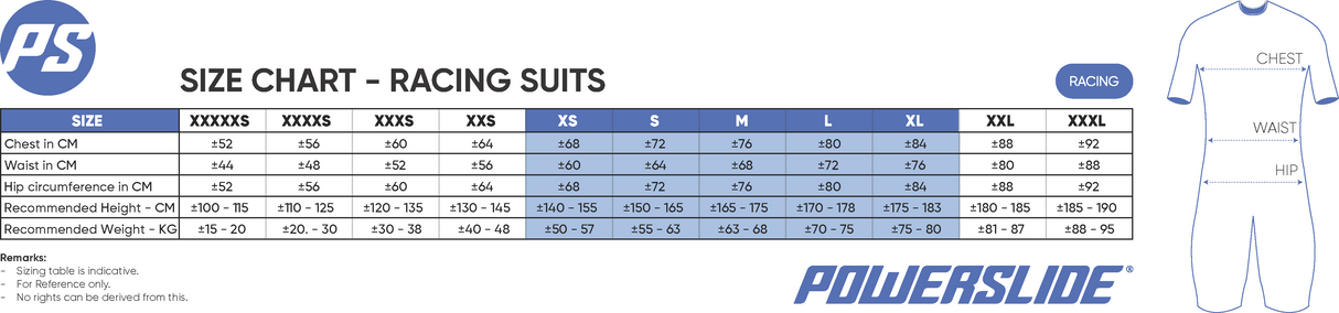 Powerslide Rulleskøyte Trikot Herre - Team Suit Men