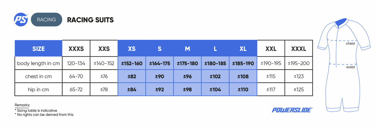 Powerslide Rulleskøyte Trikot Team Blue