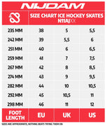 Nijdam Deluxe Ishockey Skøyte Arctic RUSH