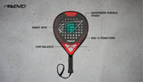 Padel racket 3K CARBON - Conquista