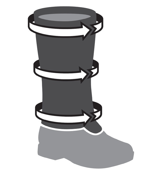 TSL Gamasjer Trek Str. M / L / XL    ( Høy ) KAMO