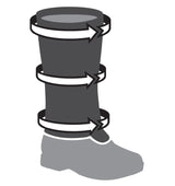 TSL Gamasjer Trek Str. M / L / XL    ( Høy ) KAMO