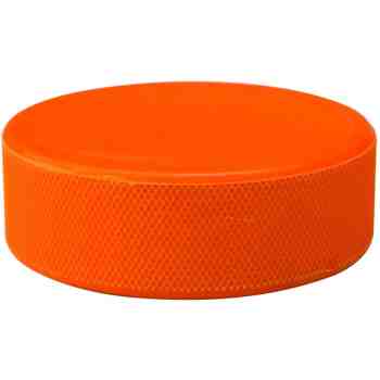 Nijdam Ice Hockey Puck in Blister Orange