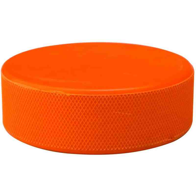 Nijdam Ice Hockey Puck in Blister Orange